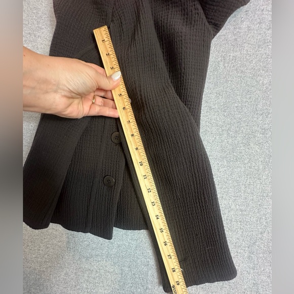 Vintage Armani Collezioni 2 Piece Dress Suit Women 8 Brown Made in Italy 80s 90s - Picture 13 of 16